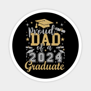 Dad Senior 2024 Proud Dad of a 2024 Graduate Magnet